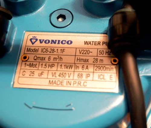 کفکش 2اینچ 28 متری ونیکو مدل IC6-28/2-1.1 F