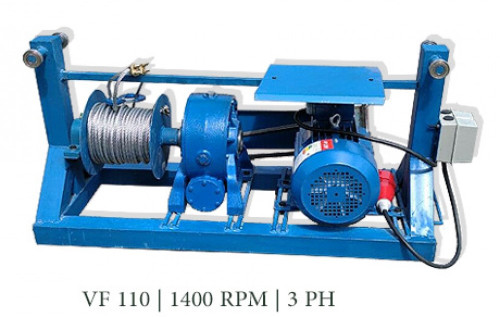 بالابر ساختمانی 500 کیلو با موتور 5.5 اسب 3 فاز چینی کامل