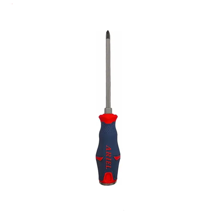 پیچ گوشتی چهارسو ضربه خور سایز PH2x300 میلی متر آریل مدل PZH2300