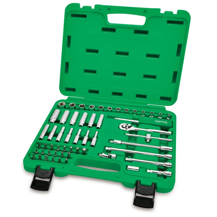 جعبه بکس کامل 55 پارچه 1/4 تاپ تول (TOPTUL) مدل GCAI5501