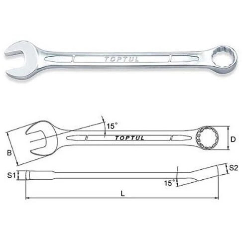آچار یک سر تخت و یک سر رینگ 5.5 میلی متر تاپ تول مدل AAEX5E5E