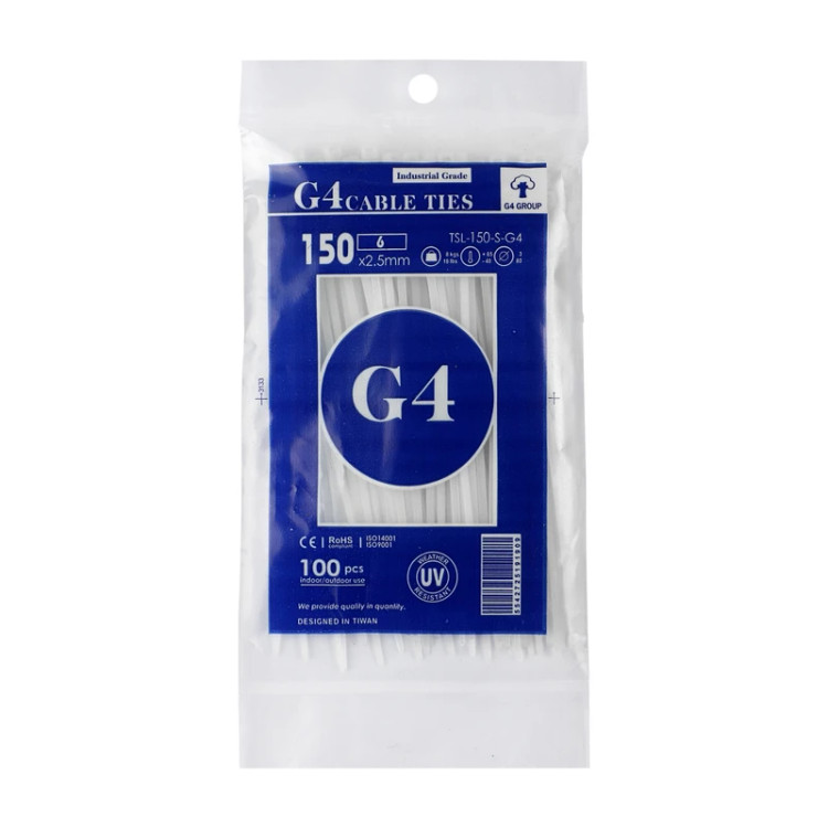 بست کمربندی جی فور مدل G4-150x2.5 بسته 100عددی