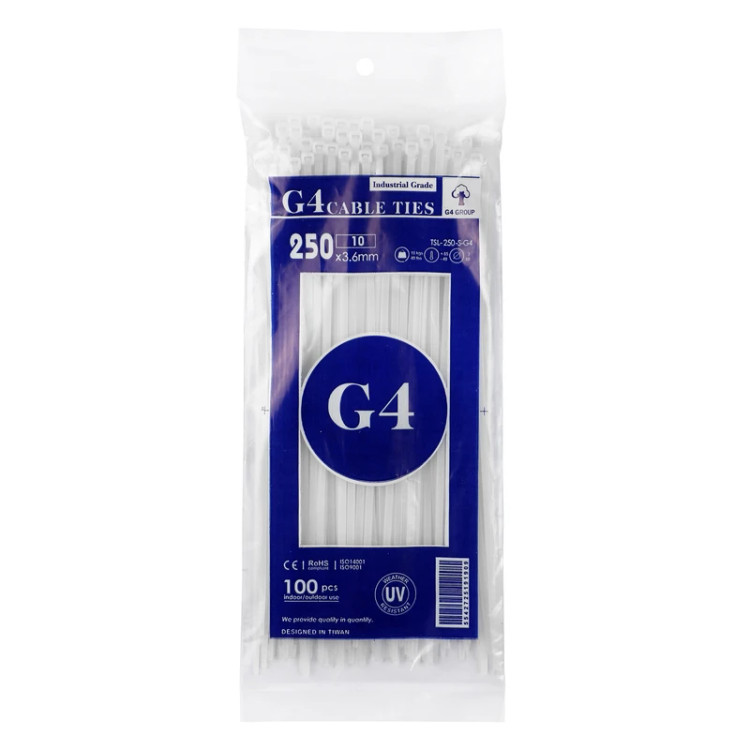 بست کمربندی جی فور مدل G4-250x3.6 بسته 100عددی
