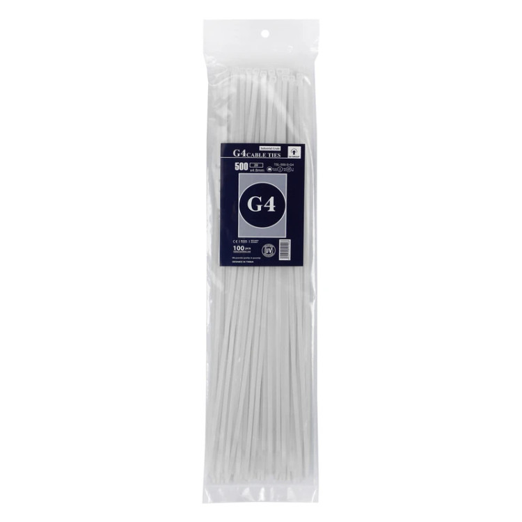 بست کمربندی جی فور مدل G4-500x4.8 بسته 100 عددی
