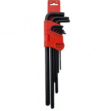 ست آلن بلند T ستاره 8 عددی روکارتی سوراخدار جنیوس GENIUS مدل SK-008TL