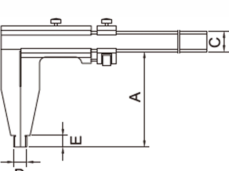 کولیس ساده 50 cm فک بلند 20 cm