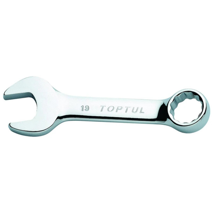 آچار یکسر تخت یکسر رینگی کوتاه سایز 13 میلیمتر تاپ تول - TOPTUL مدل AAAF1313