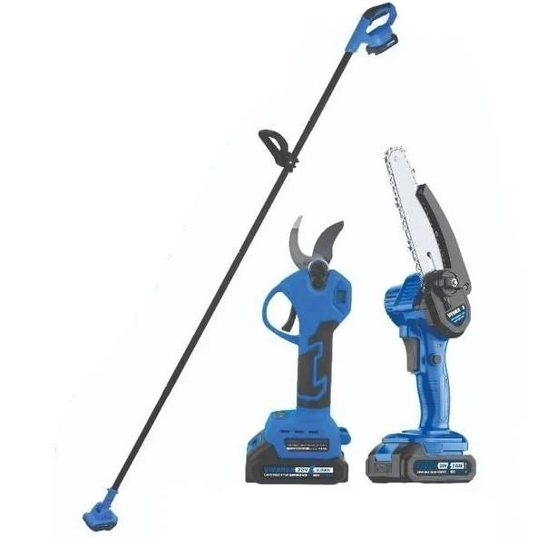 کیت قیچی و اره شارژی ۲۰ ولت دسته تلسکوپی ویوارکس مدل VR3206-PR