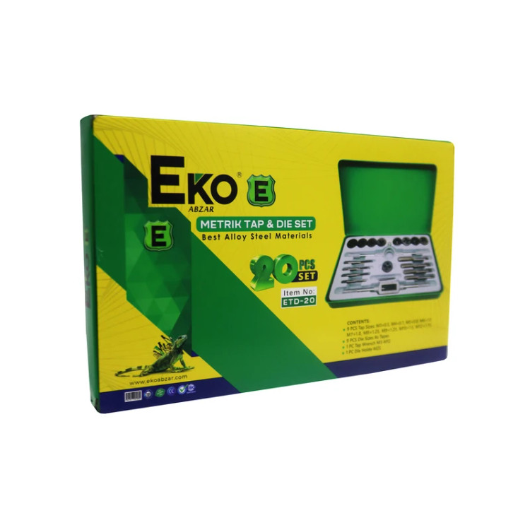 قلاویز و حدیده اکو مدل YP-ETD-20 مجموعه 20 عددی