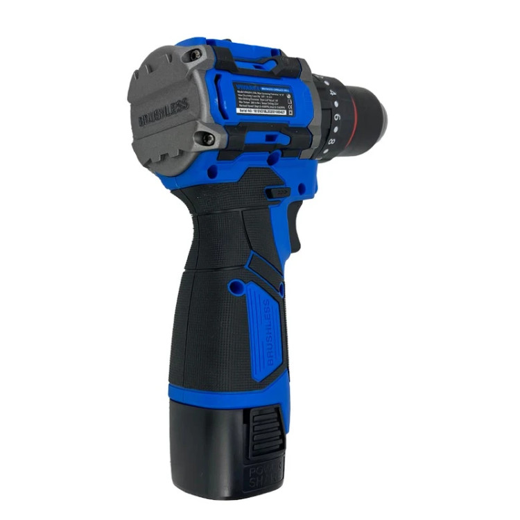 دریل شارژی چکشی دو باطری براشلس ویوارکس مدل VR1610V-21BL