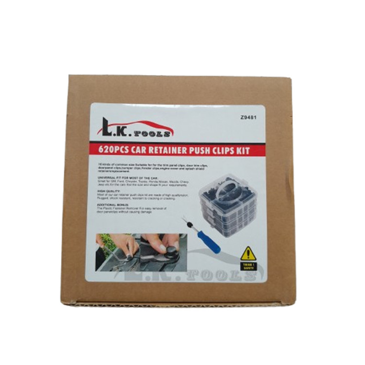 کیت 620 عددی انواع خار پلاستیکی و خارکش LK کد Z9481