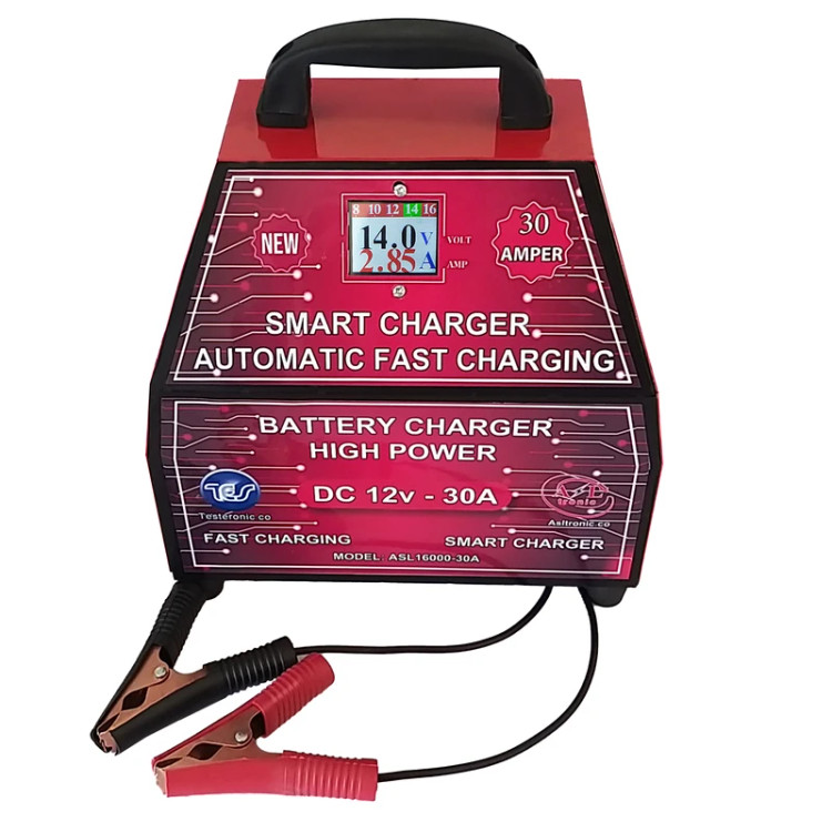 شارژر اتوماتیک باتری خودرو مدل تسترونیک TES-16000-30A