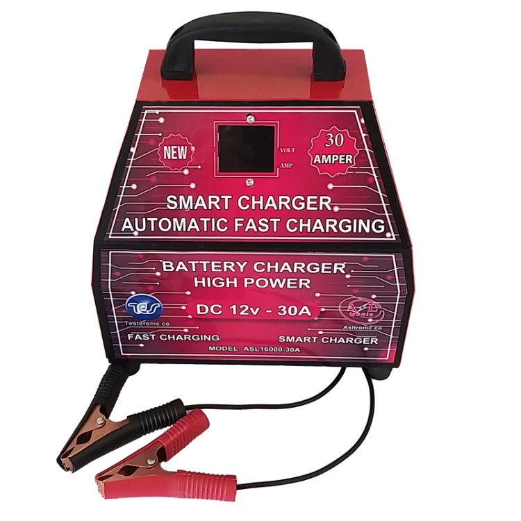 شارژر اتوماتیک باتری خودرو مدل تسترونیک TES-16000-30A