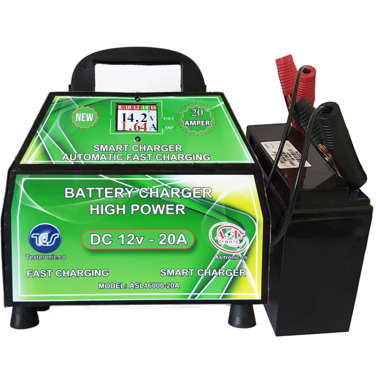 شارژر اتوماتیک باتری خودرو مدل TES-16000-20A