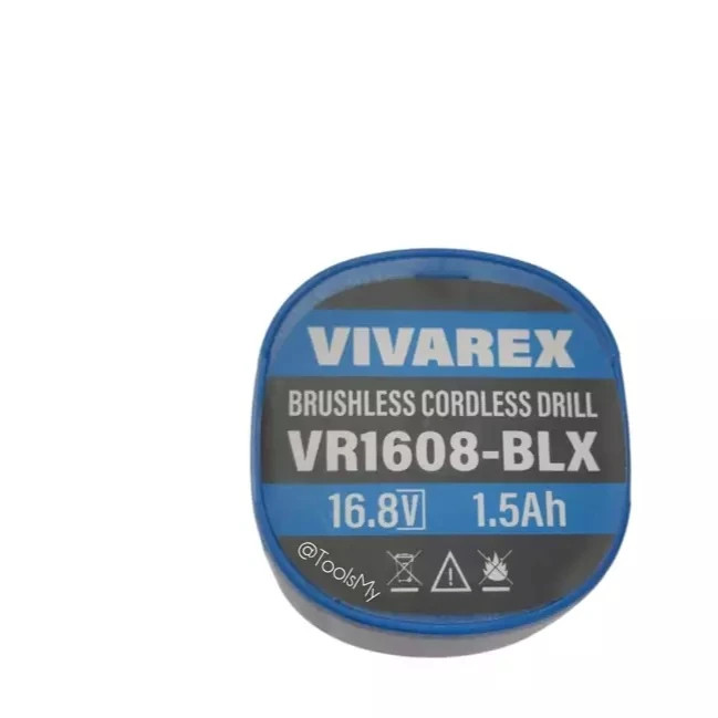 دریل شارژی ویوارکس مدل VR1608-BLX ۱۶ ولت با دو باتری اتوماتیک