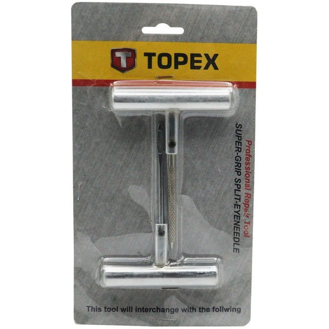 درفش پنچرگیری لاستیک خودرو تاپکس مدل YP-650227C مجموعه 2 عددی