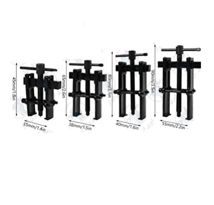 پولی کش ناخنی دوشاخ قفل شو 65×38 میلیمتر LK کد J1274B
