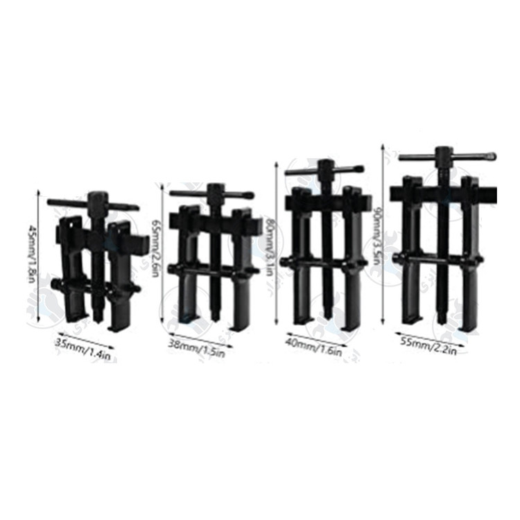 پولی کش ناخنی دوشاخ قفل شو 80×40 میلیمتر LK کد J1274C