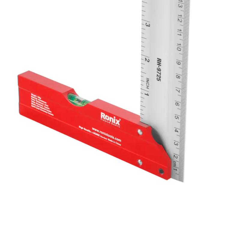 گونیا رونیکس مدل RH-9725 تراز دار سایز ۲۵ سانتی متر