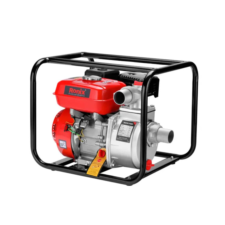 پمپ آب بنزینی رونیکس مدل RH-4051 ظرفیت ۷ اسب بخار سایز ۲ اینچ