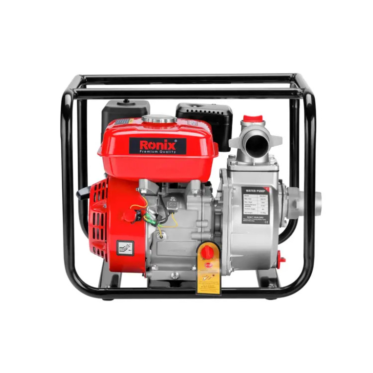 پمپ آب بنزینی رونیکس مدل RH-4051 ظرفیت ۷ اسب بخار سایز ۲ اینچ