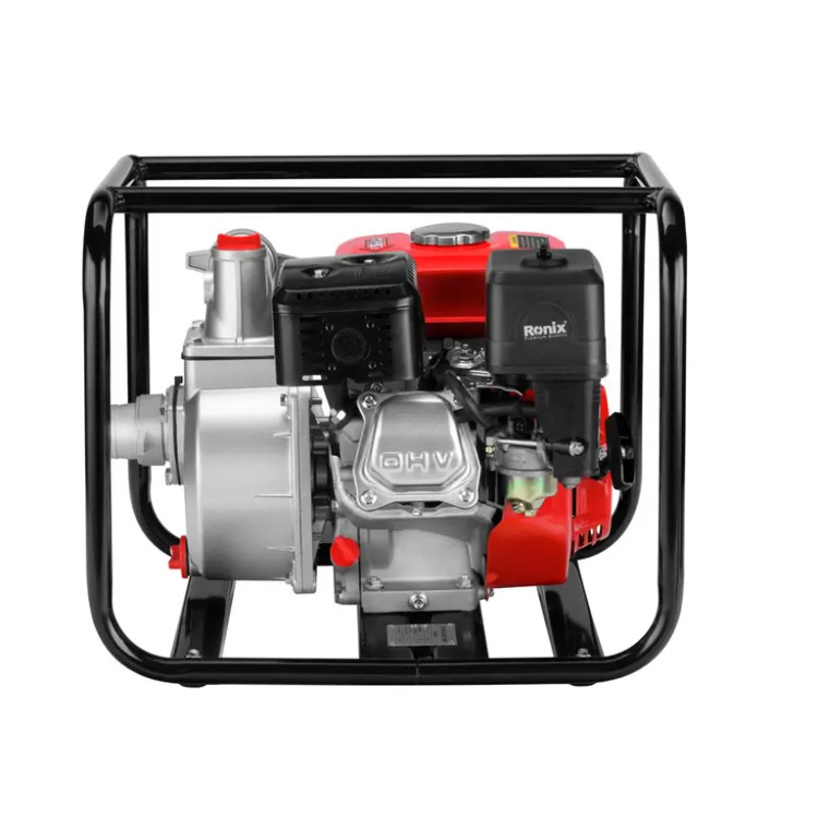 پمپ آب بنزینی رونیکس مدل RH-4051 ظرفیت ۷ اسب بخار سایز ۲ اینچ