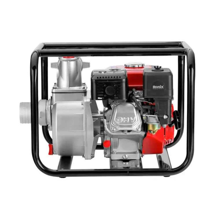 پمپ آب بنزینی رونیکس مدل RH-4052 ظرفیت ۷ اسب بخار سایز ۳ اینچ