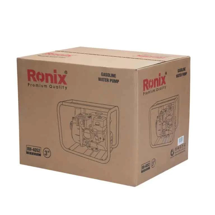 پمپ آب بنزینی رونیکس مدل RH-4052 ظرفیت ۷ اسب بخار سایز ۳ اینچ
