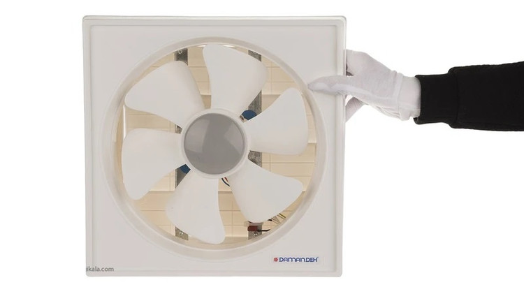 هواکش خانگی دمنده مدل VSG-30C4S سایز ۳۰ سانت لوکس با دمپر و کلید دستی