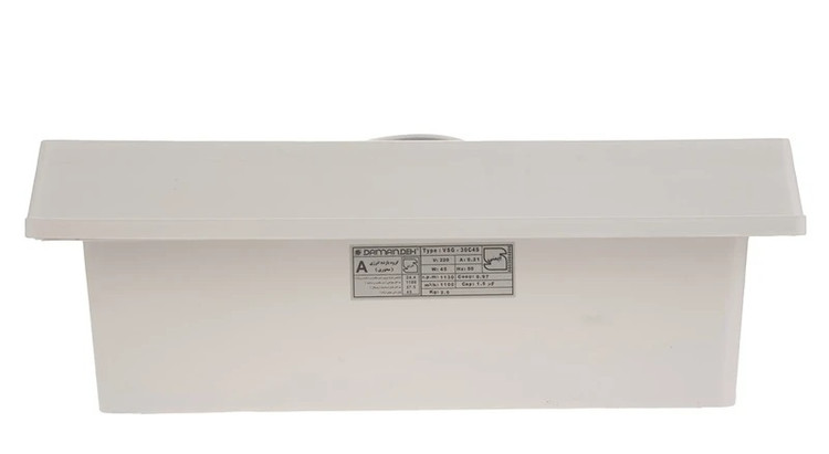 هواکش خانگی دمنده مدل VSG-30C4S سایز ۳۰ سانت لوکس با دمپر و کلید دستی