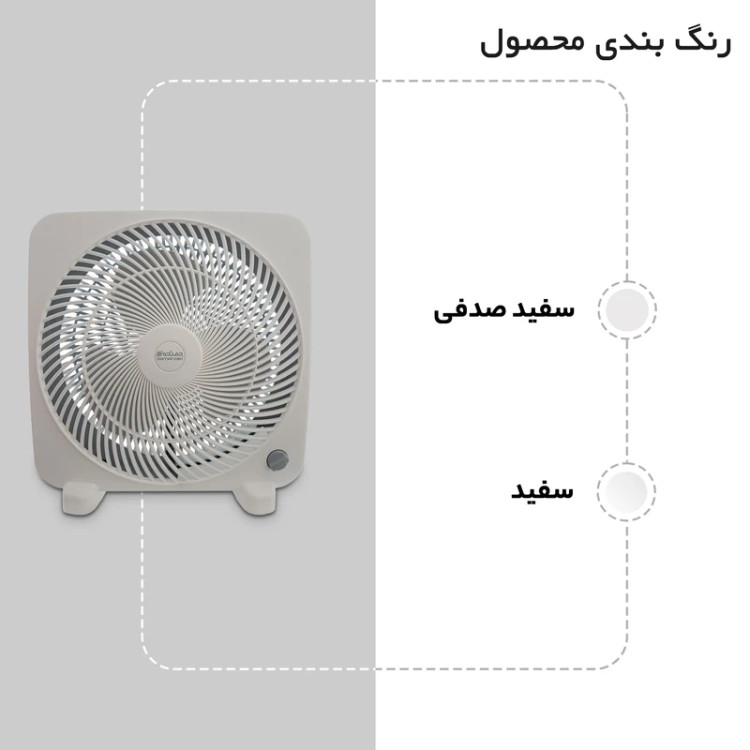 پنکه رومیزی دمنده مدل FTF-30H2S سایز ۳۰ سانتی متر سه سرعته