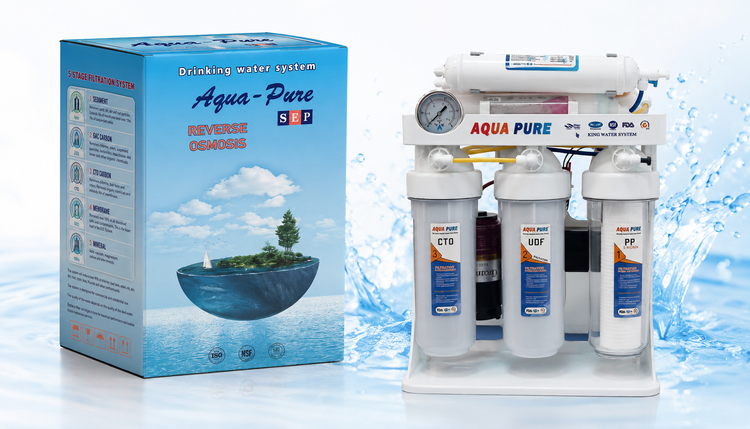 دستگاه تصفیه آب خانگی Aqua Pure مدل 6 مرحلهای RO (اسمز معکوس)
