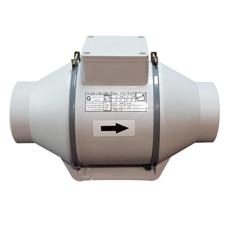 فن بین کانالی دمنده مدل VLN-10C2S سایز ۱۰ سانت