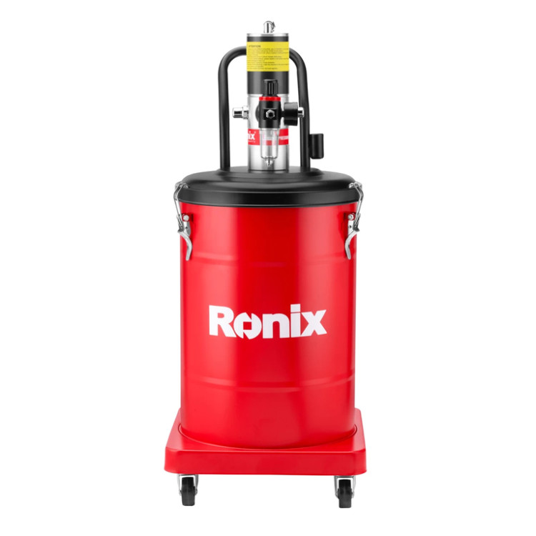 گریس پمپ سطلی رونیکس مدل RH-4308 ظرفیت ۳۰ لیتر