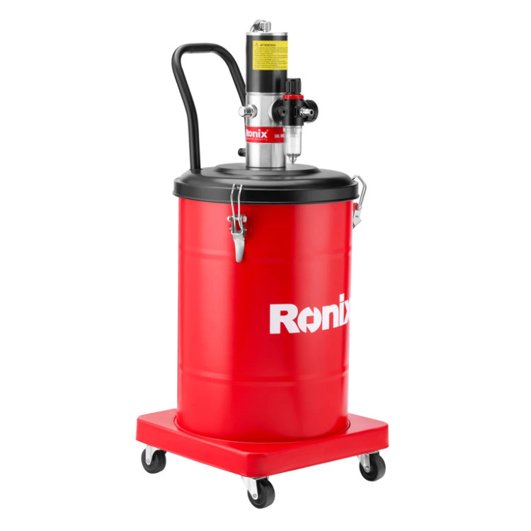 گریس پمپ سطلی رونیکس مدل RH-4308 ظرفیت ۳۰ لیتر