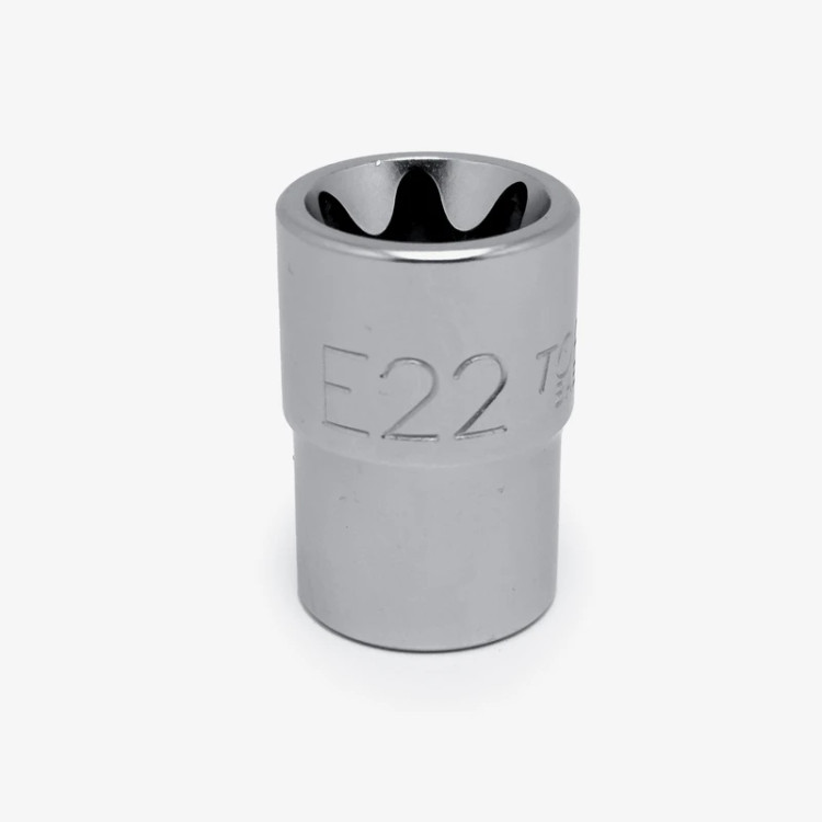 بکس E درایو 1/2 تاپ تول (TOPTUL) سایز 22 میلیمتر مدل BAED1622