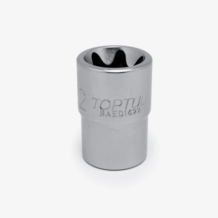 بکس E درایو 1/2 تاپ تول (TOPTUL) سایز 22 میلیمتر مدل BAED1622