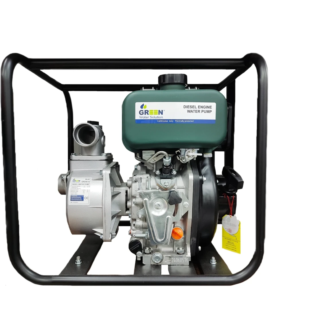 موتور پمپ دیزلی 4 اینچ 26 متری گرین مدل GFD100-G