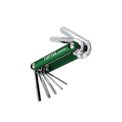 آچار آلن مشتی تاپ تول مدل AGFH0701 مجموعه ۷ عددی