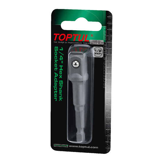 آداپتور بکس 1/2 اینچ به شش‌گوش 1/4 اینچ 72 میلی‌متری تاپ تول مدل FPKA0816G