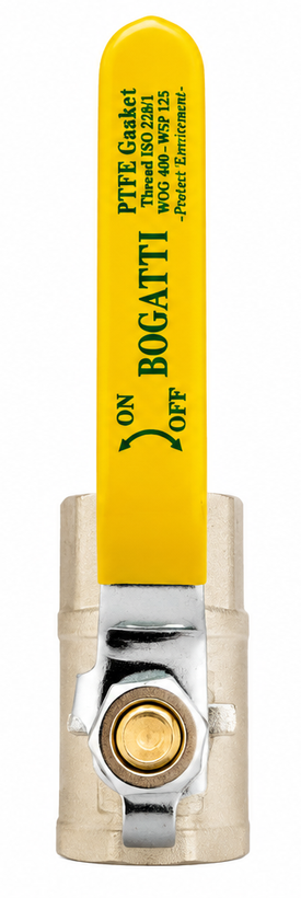 شیر گازی بوگاتی BOGATTI سایز 1 اینچ DN25 PN25
