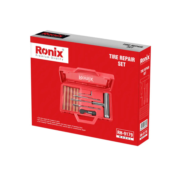 کیت پنچرگیری تایر خودرو رونیکس مدل RH9179 مجموعه ۶ عددی